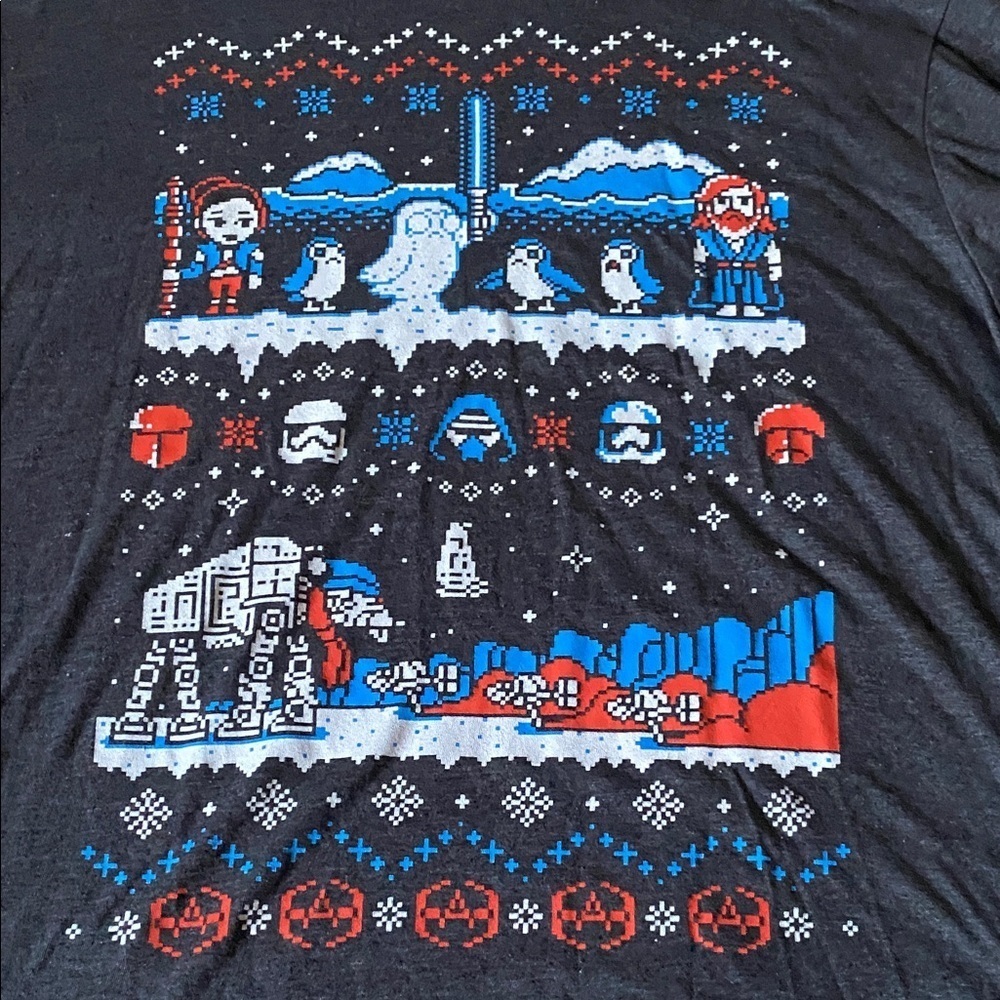 A- BOX Black Graphic Men’s Long Sleeve Tee. Size XL. Star Wars. - Picture 3 of 9